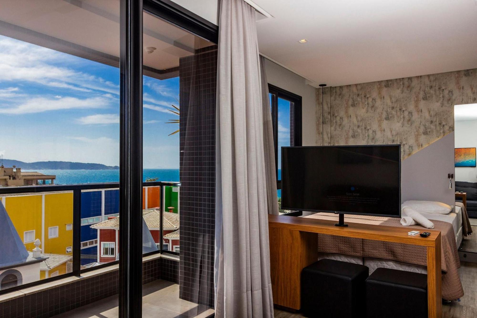 Aion Suites 303 - Lindo Apartamento Com Vista Para O Mar, A 60M Da Praia De Bombinhas, Com Piscina E Academia No Rooftop. Exterior photo