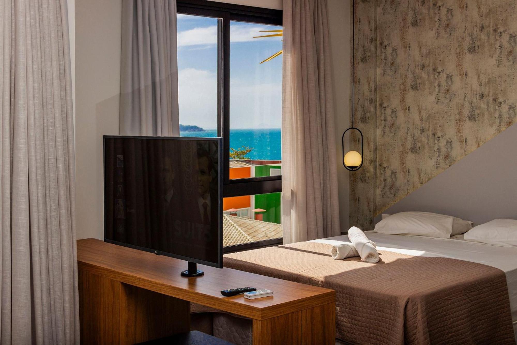Aion Suites 303 - Lindo Apartamento Com Vista Para O Mar, A 60M Da Praia De Bombinhas, Com Piscina E Academia No Rooftop. Exterior photo