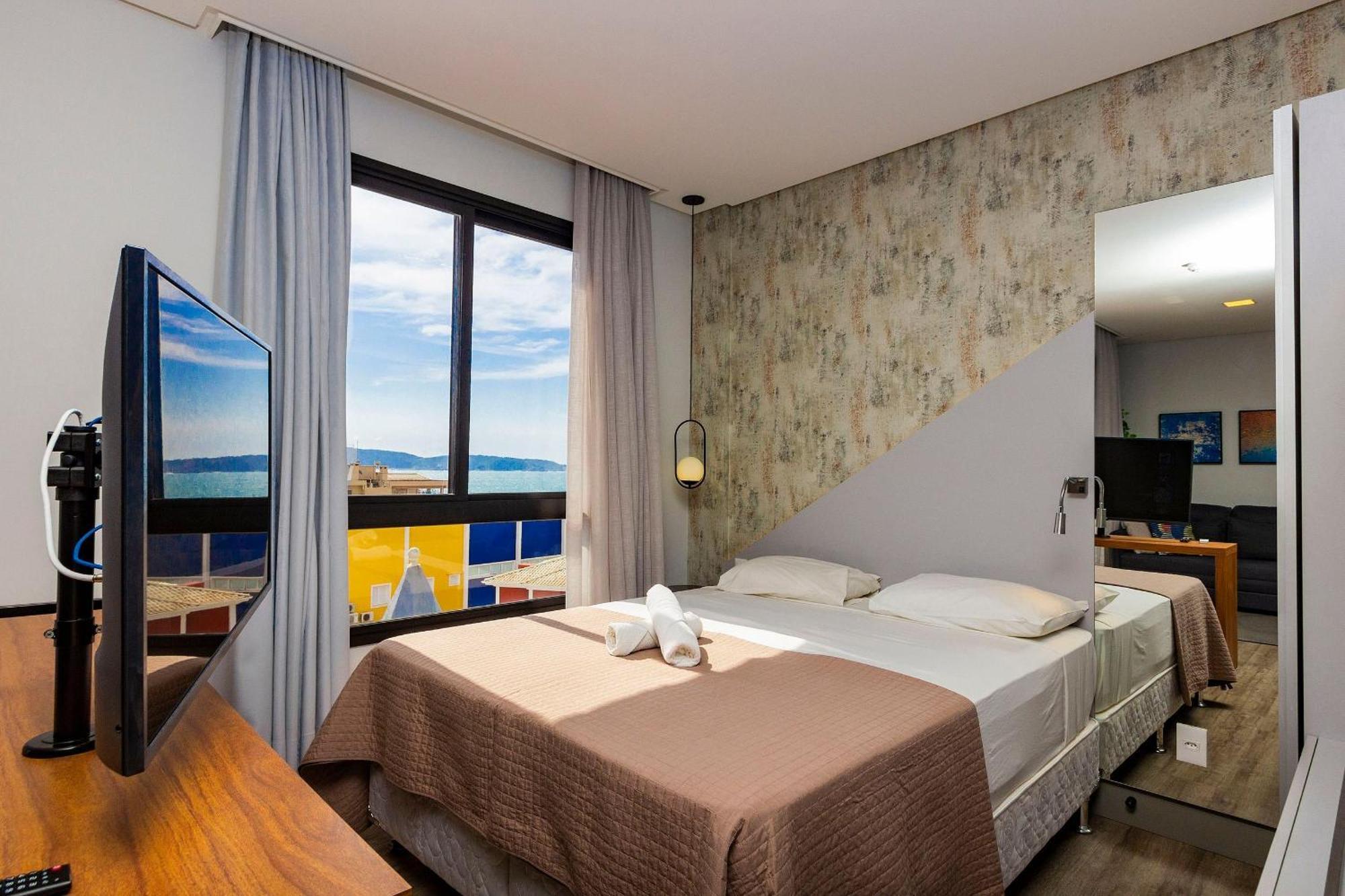Aion Suites 303 - Lindo Apartamento Com Vista Para O Mar, A 60M Da Praia De Bombinhas, Com Piscina E Academia No Rooftop. Exterior photo